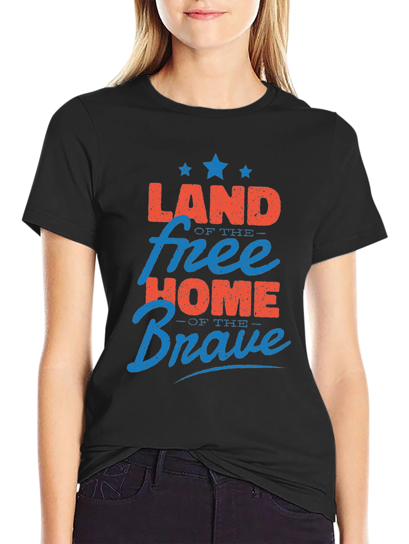 Land of the Free Patriotic T-Shirt