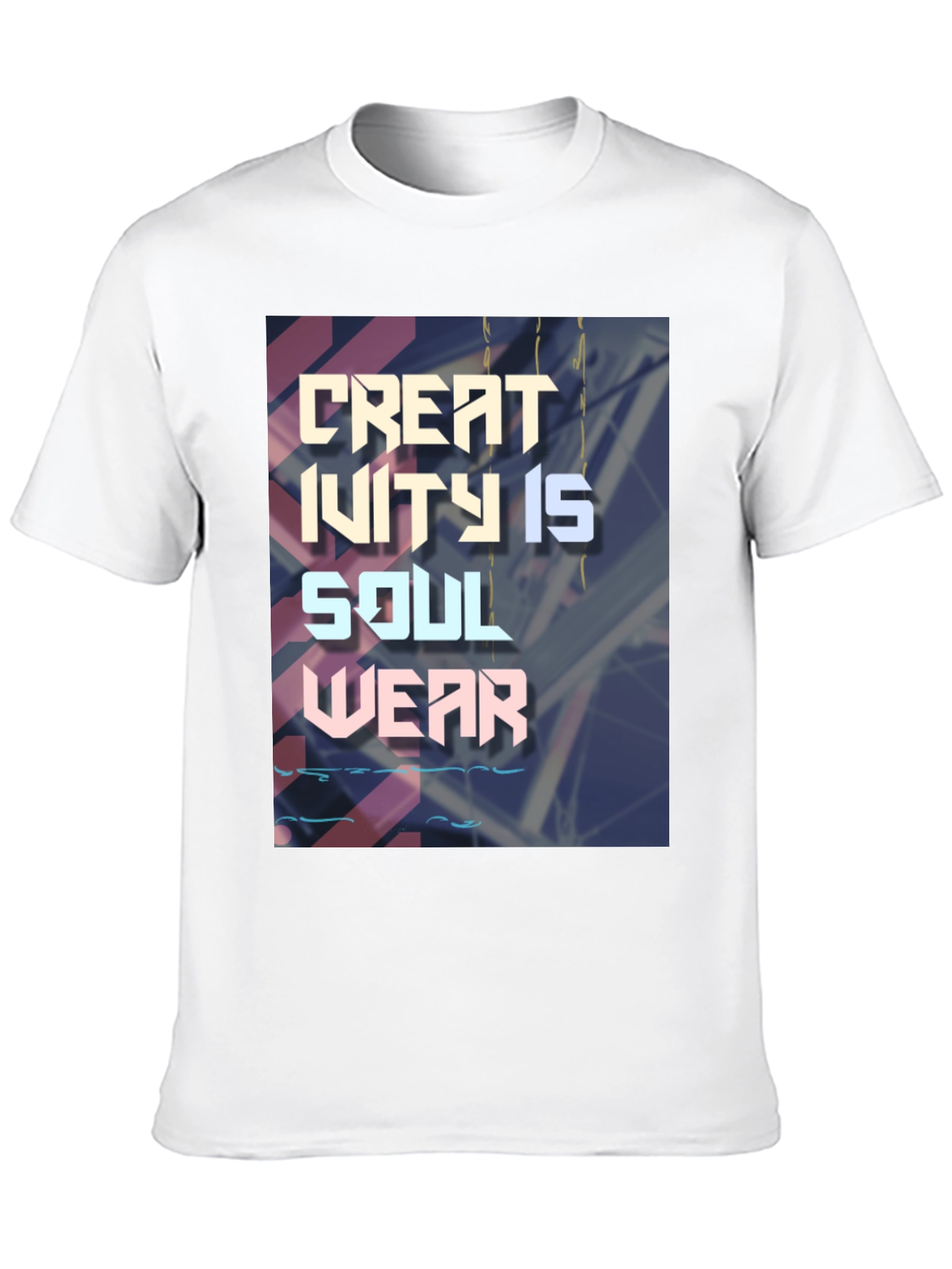 Creativity Is Soul Wear Black Graphic T-Shirt