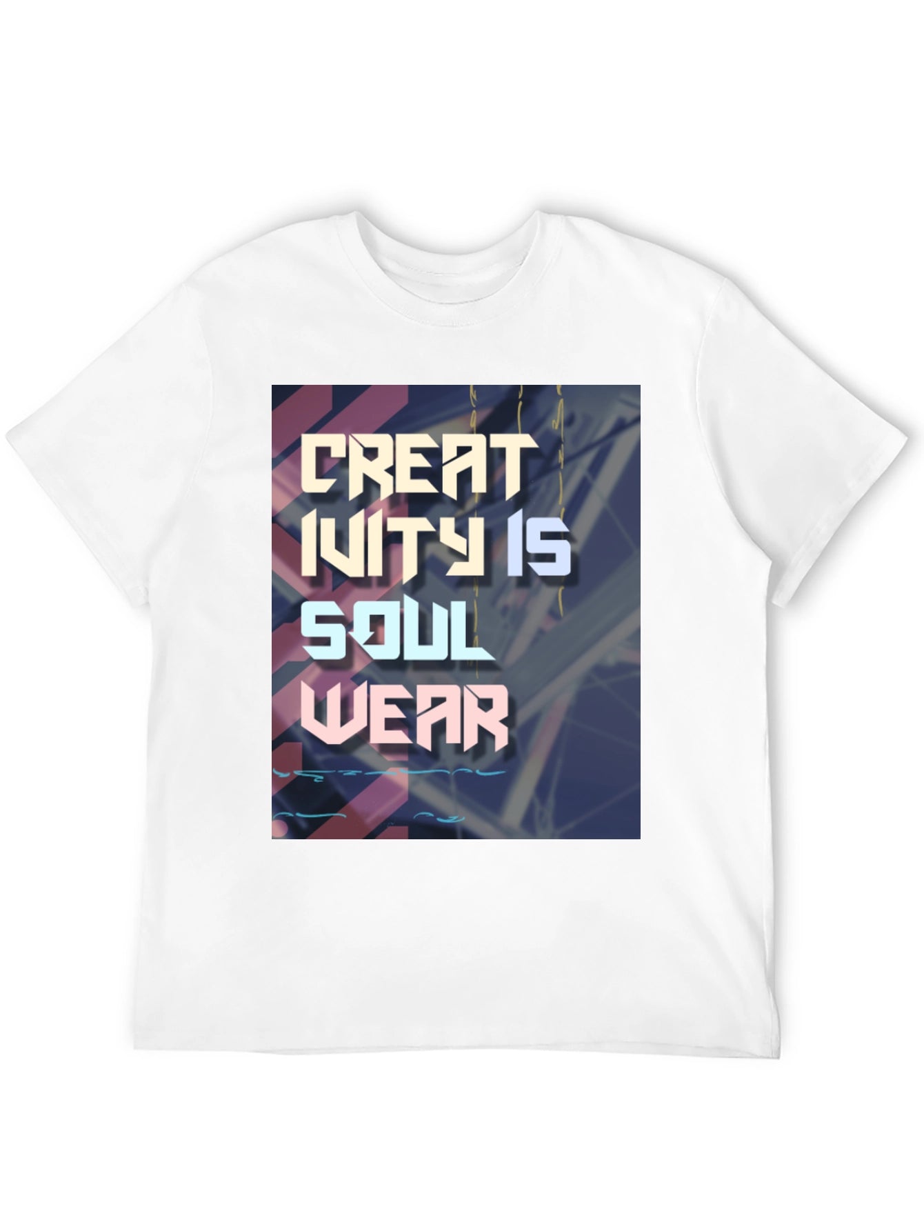 Creativity Is Soul Wear Black Graphic T-Shirt