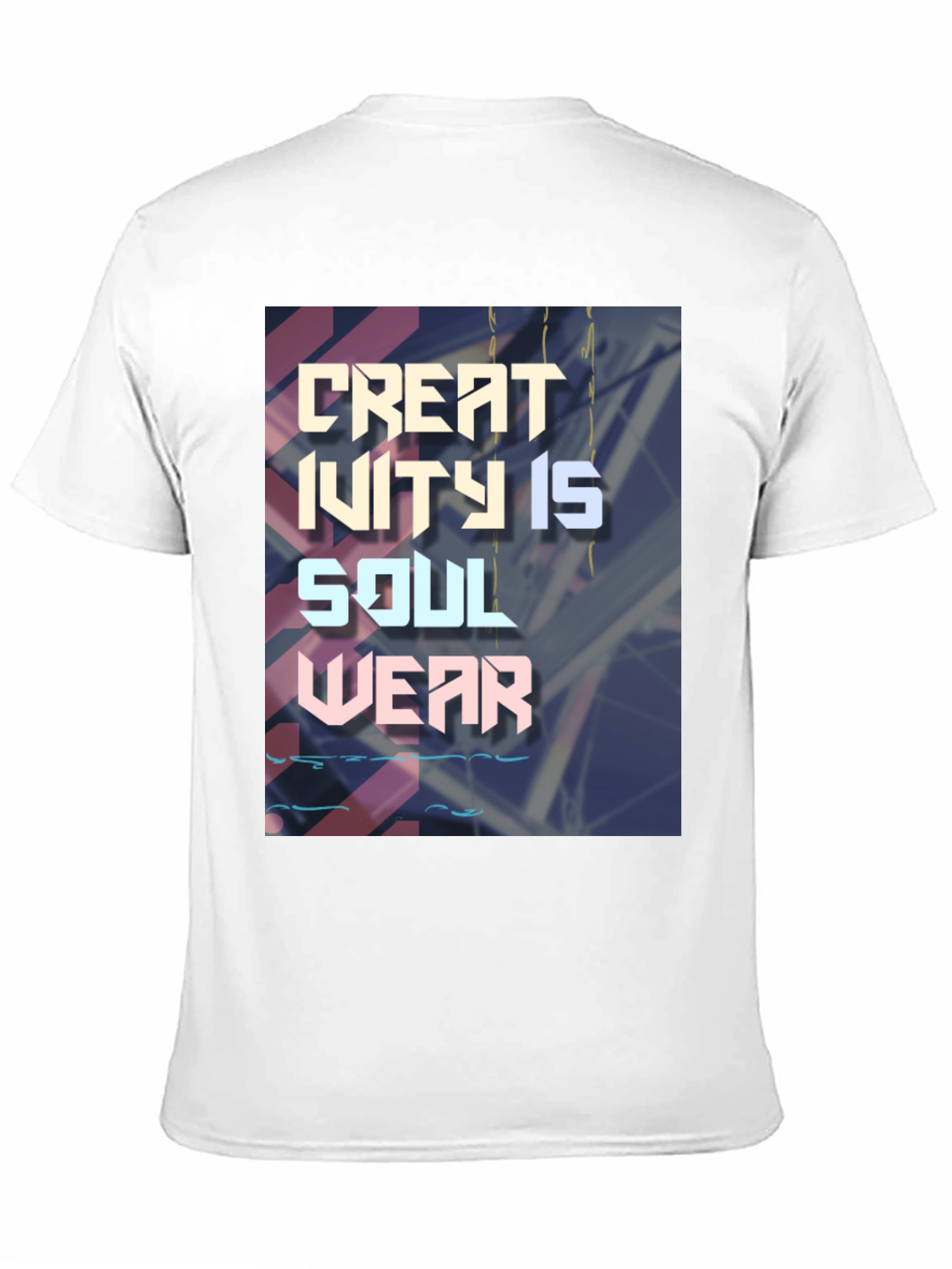 Creativity Is Soul Wear Black Graphic T-Shirt