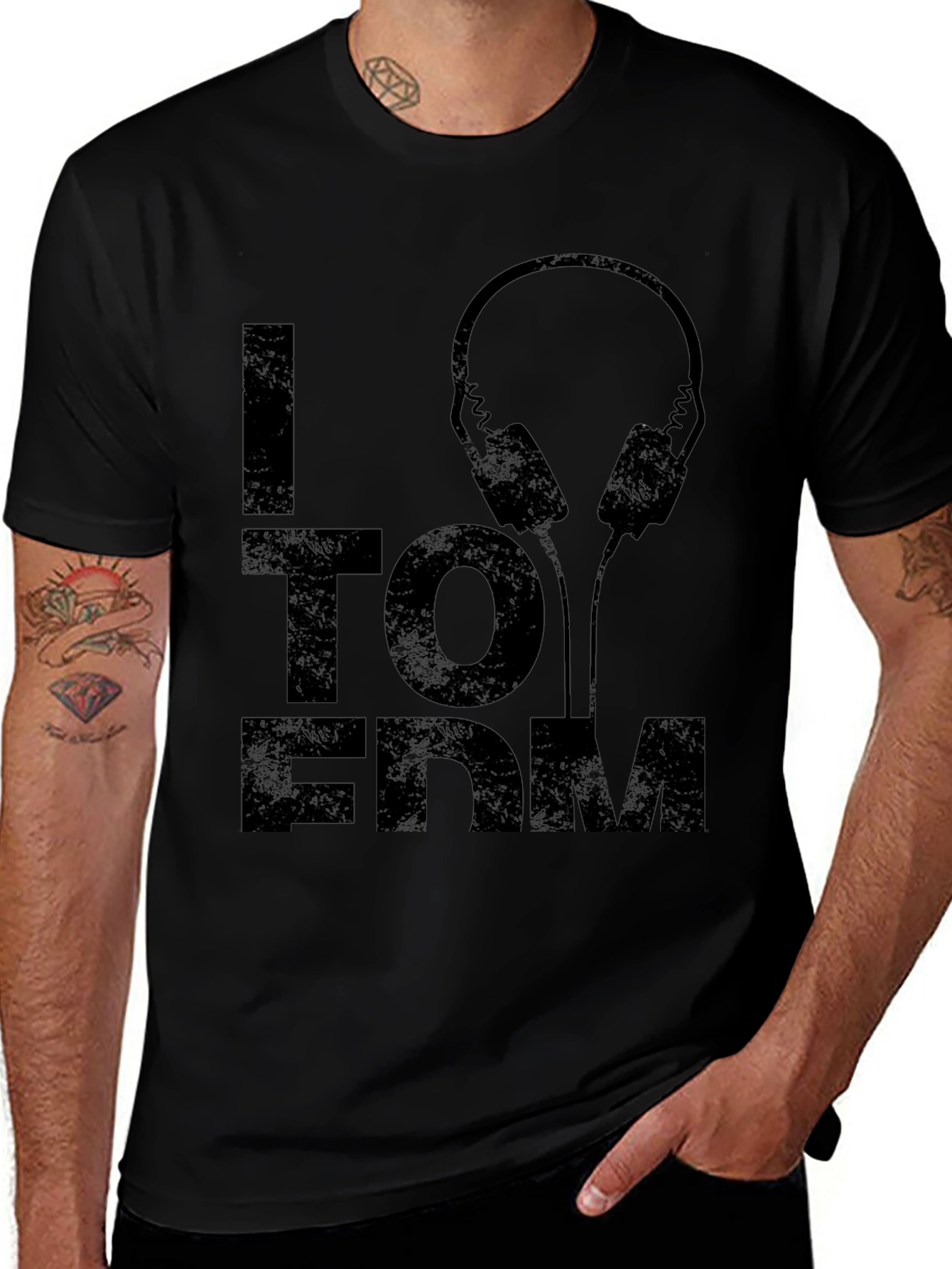 I Heart EDM Graphic T-Shirt