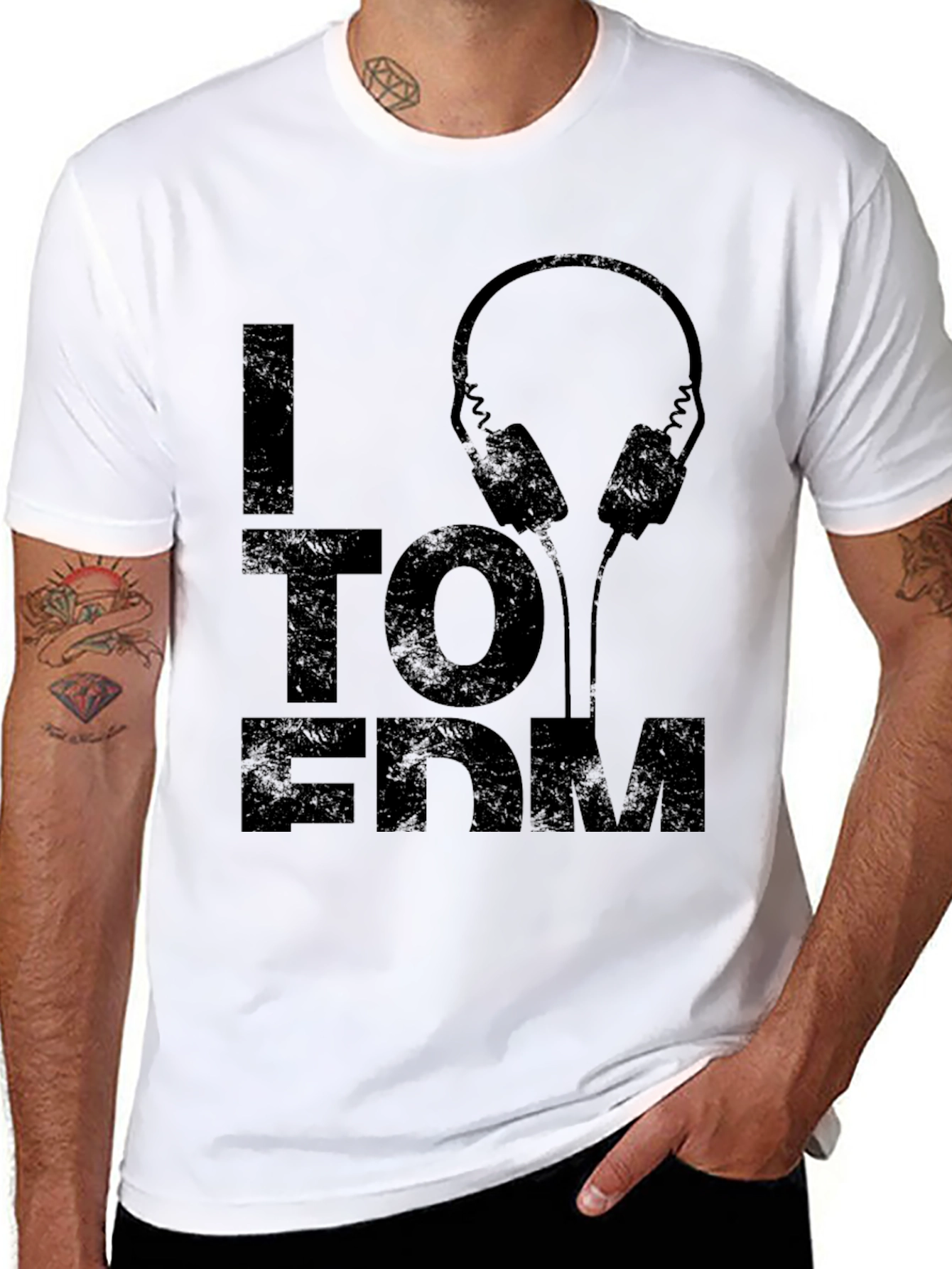 I Heart EDM Graphic T-Shirt