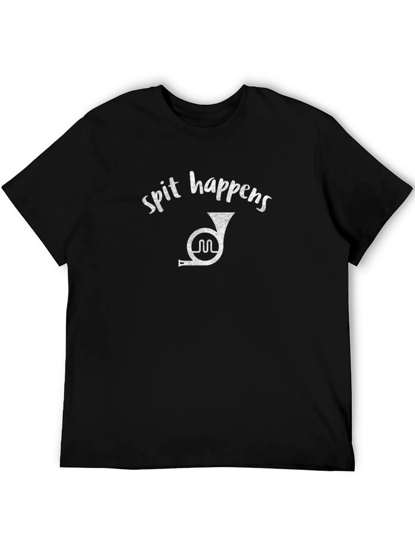 Spit Happens French Horn T-Shirt - Musician Tee