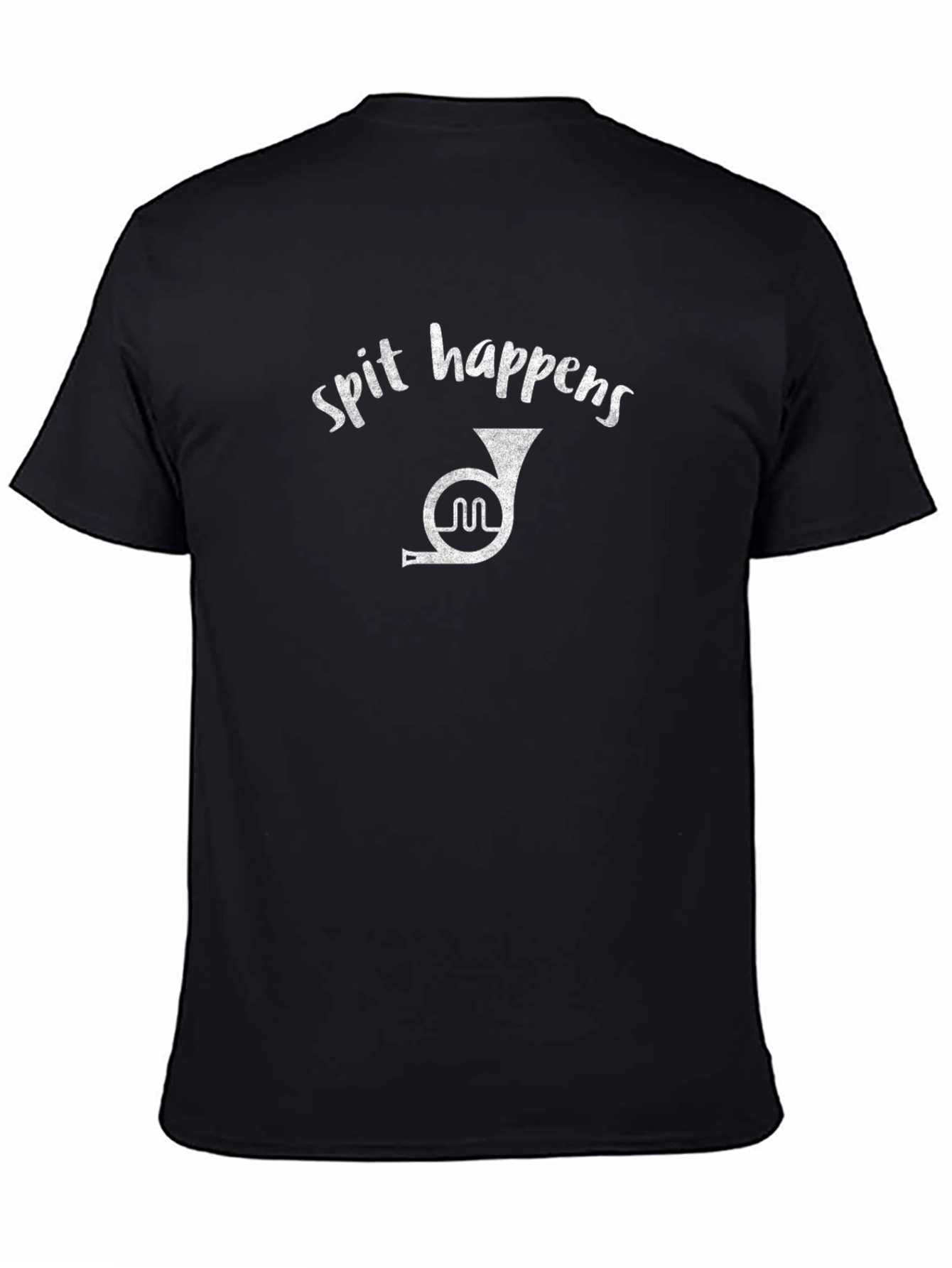Spit Happens French Horn T-Shirt - Musician Tee