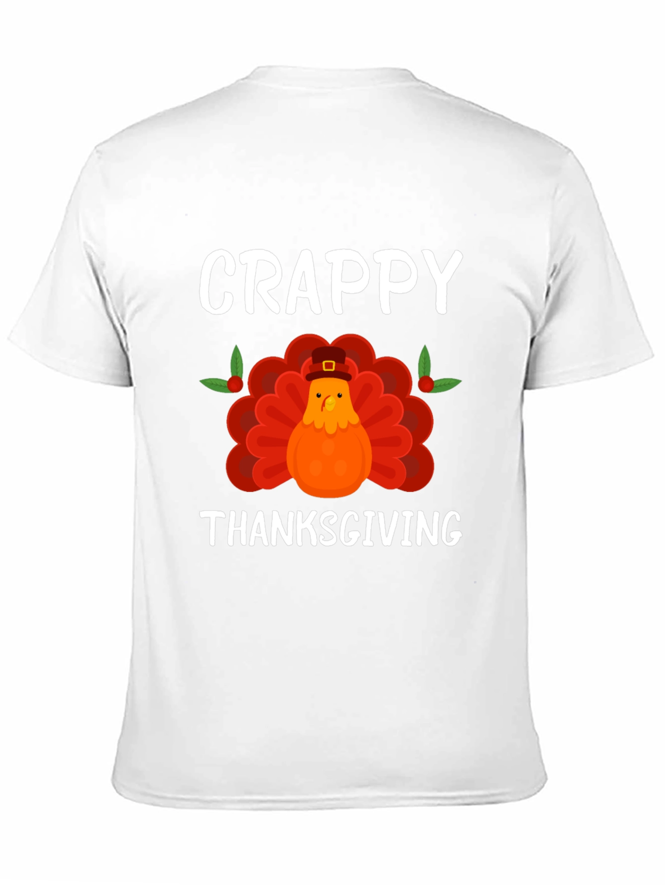 Crappy Thanksgiving Turkey Graphic T-Shirt