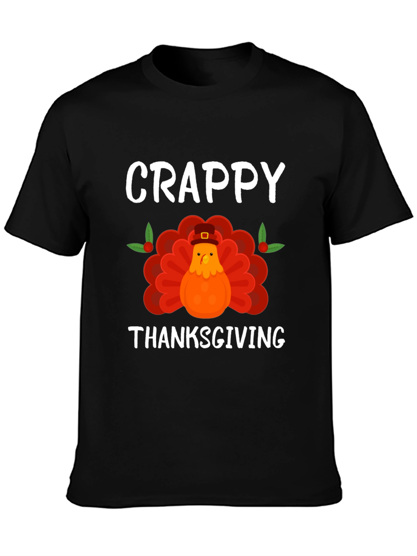 Crappy Thanksgiving Turkey Graphic T-Shirt