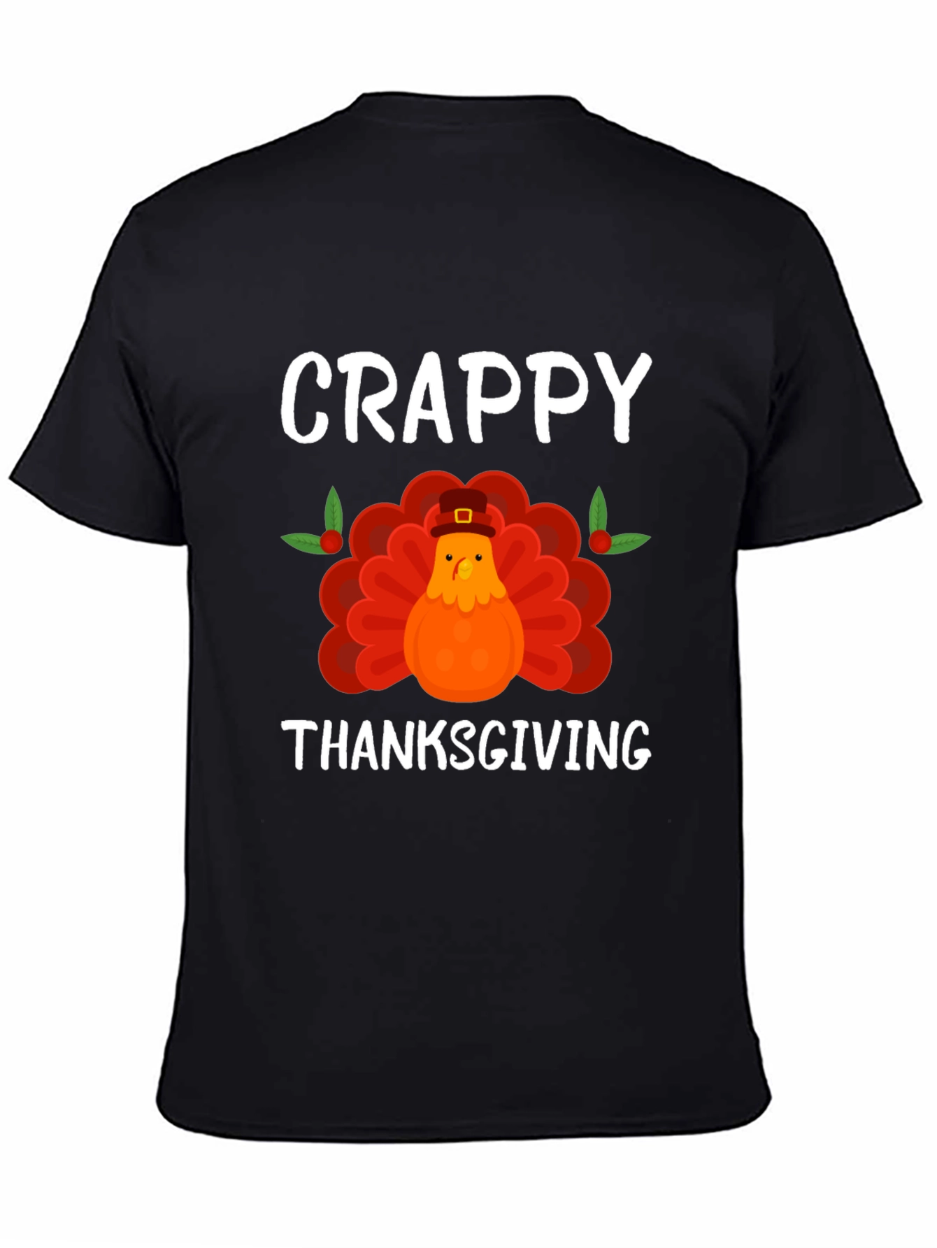 Crappy Thanksgiving Turkey Graphic T-Shirt