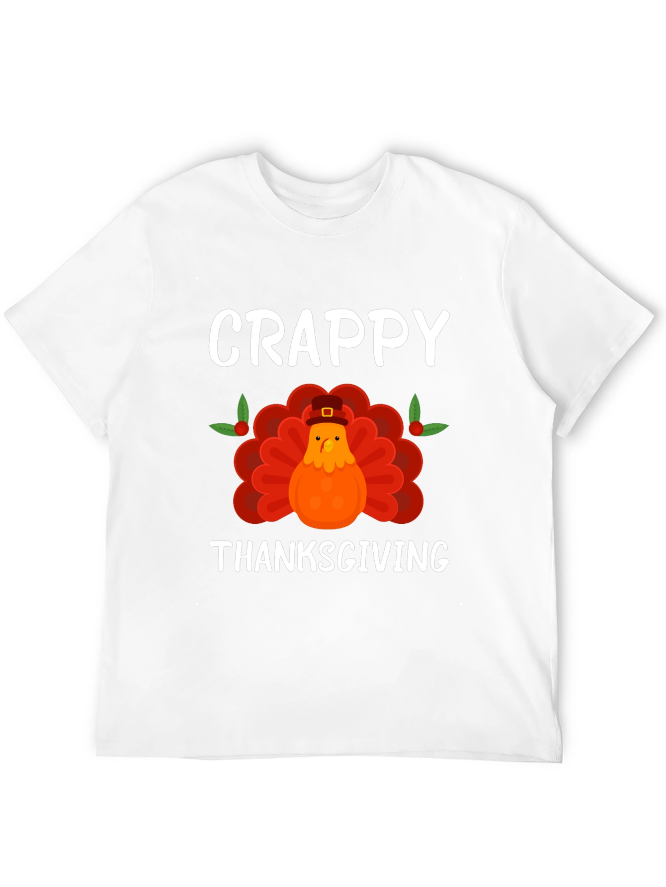 Crappy Thanksgiving Turkey Graphic T-Shirt