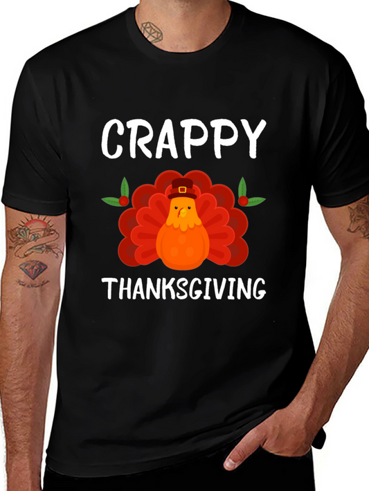 Crappy Thanksgiving Turkey Graphic T-Shirt