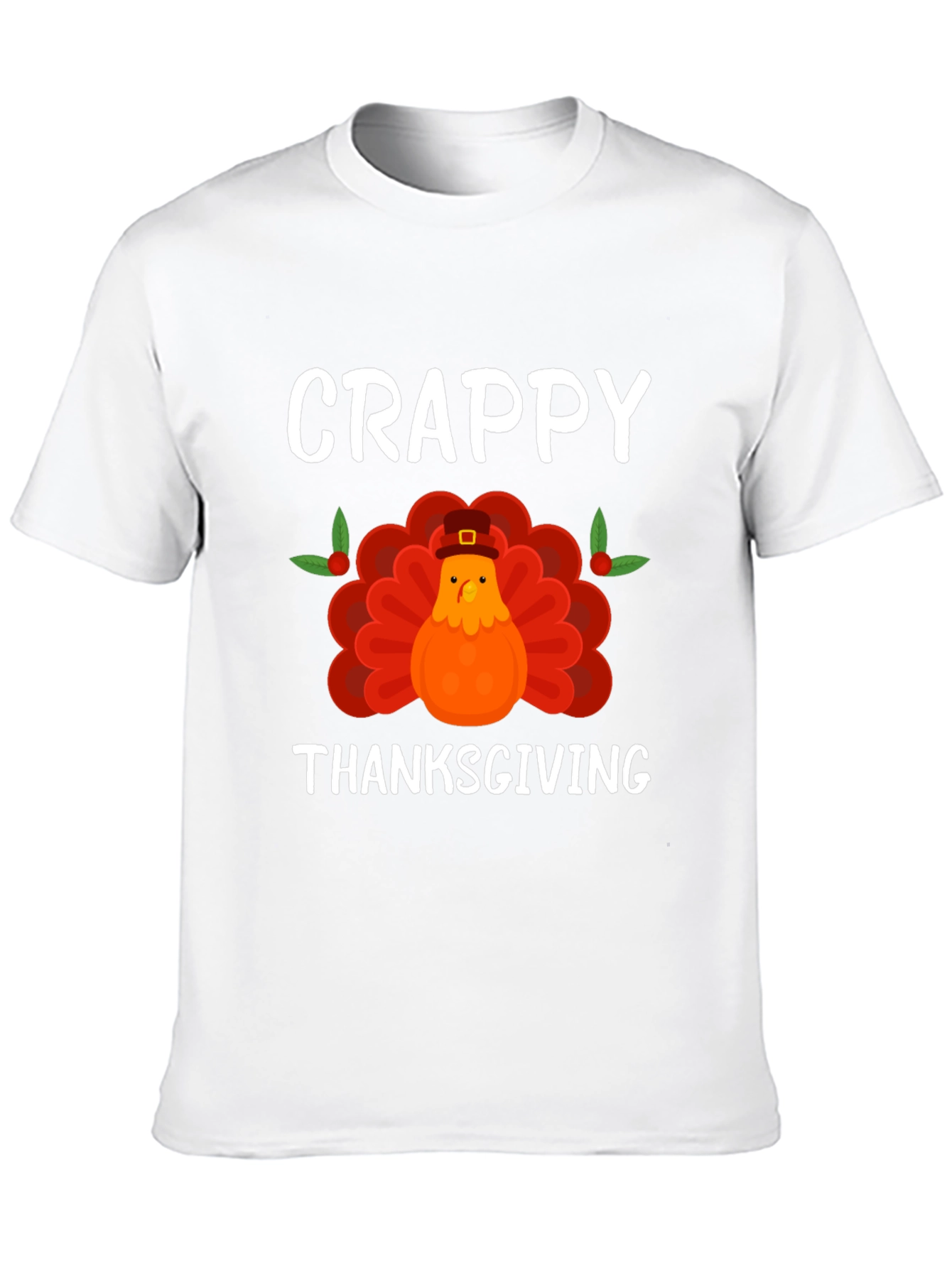 Crappy Thanksgiving Turkey Graphic T-Shirt