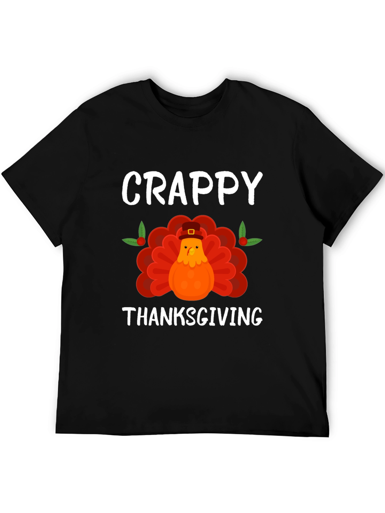 Crappy Thanksgiving Turkey Graphic T-Shirt