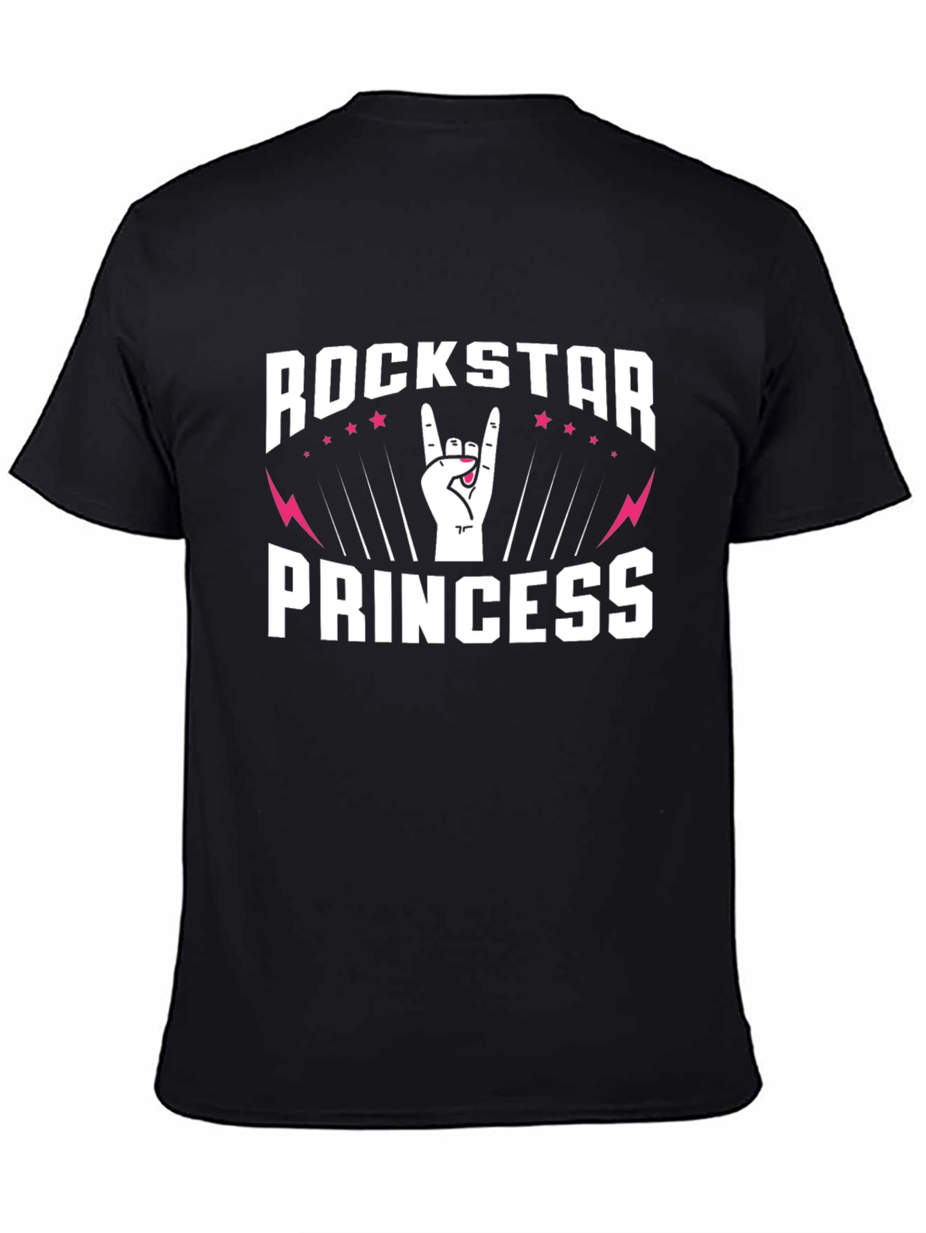 Rockstar Princess Graphic Tee - Trendy Music Lover Shirt