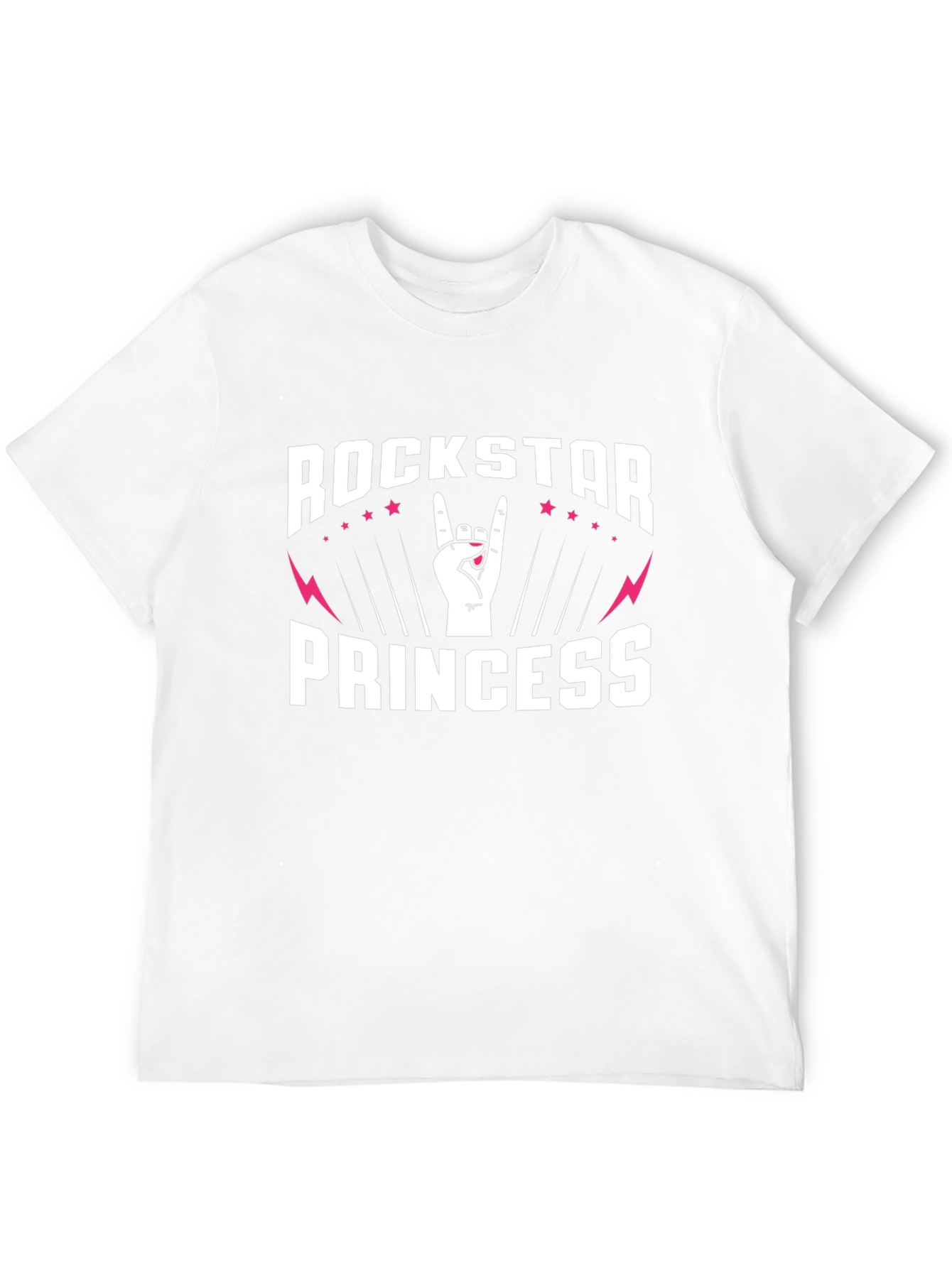 Rockstar Princess Graphic Tee - Trendy Music Lover Shirt