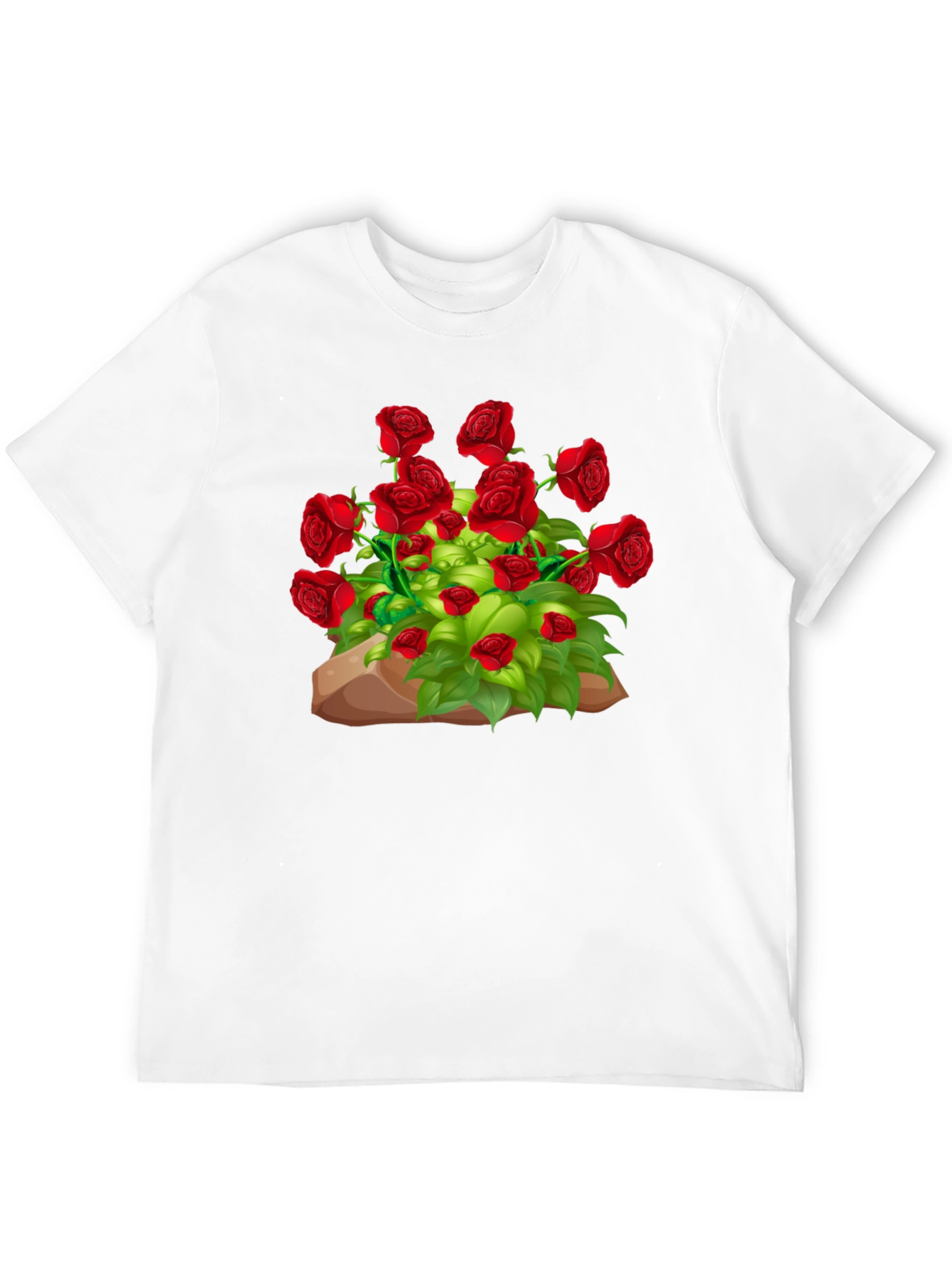 Red Roses T-Shirt | Stylish Floral Graphic Tee