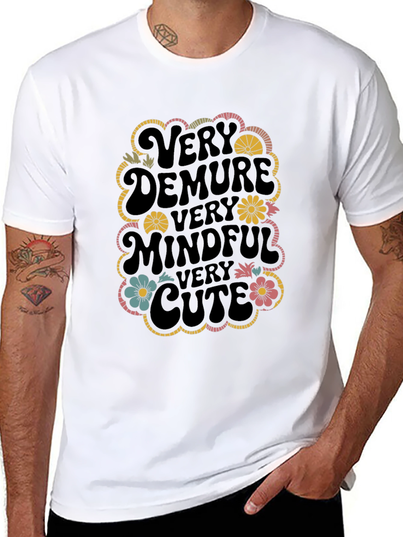 Very Demure Mindful Cute Graphic T-Shirt