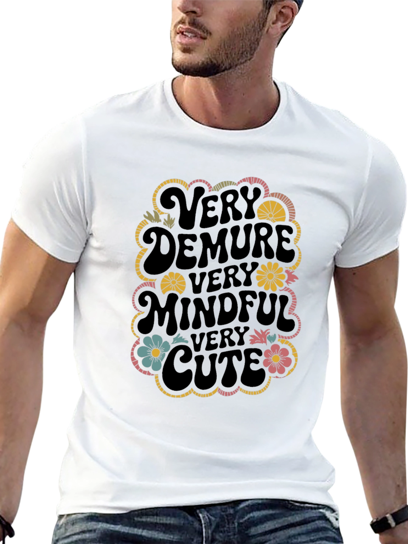Very Demure Mindful Cute Graphic T-Shirt