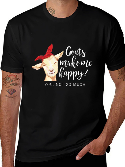 Goats Make Me Happy T-Shirt