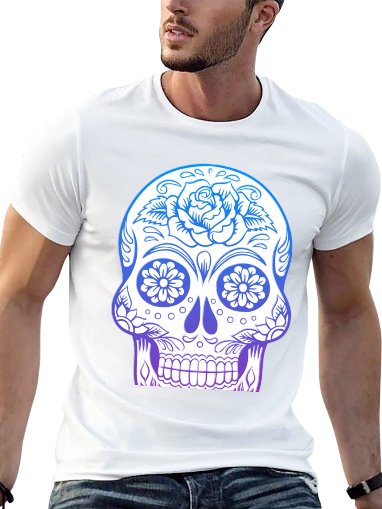 Sugar Skull T-Shirt - Day of the Dead Tee