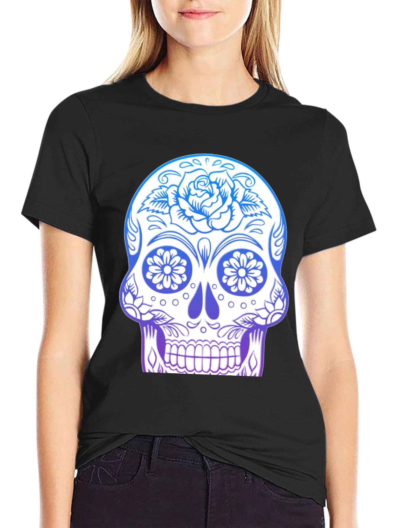 Sugar Skull T-Shirt - Day of the Dead Tee
