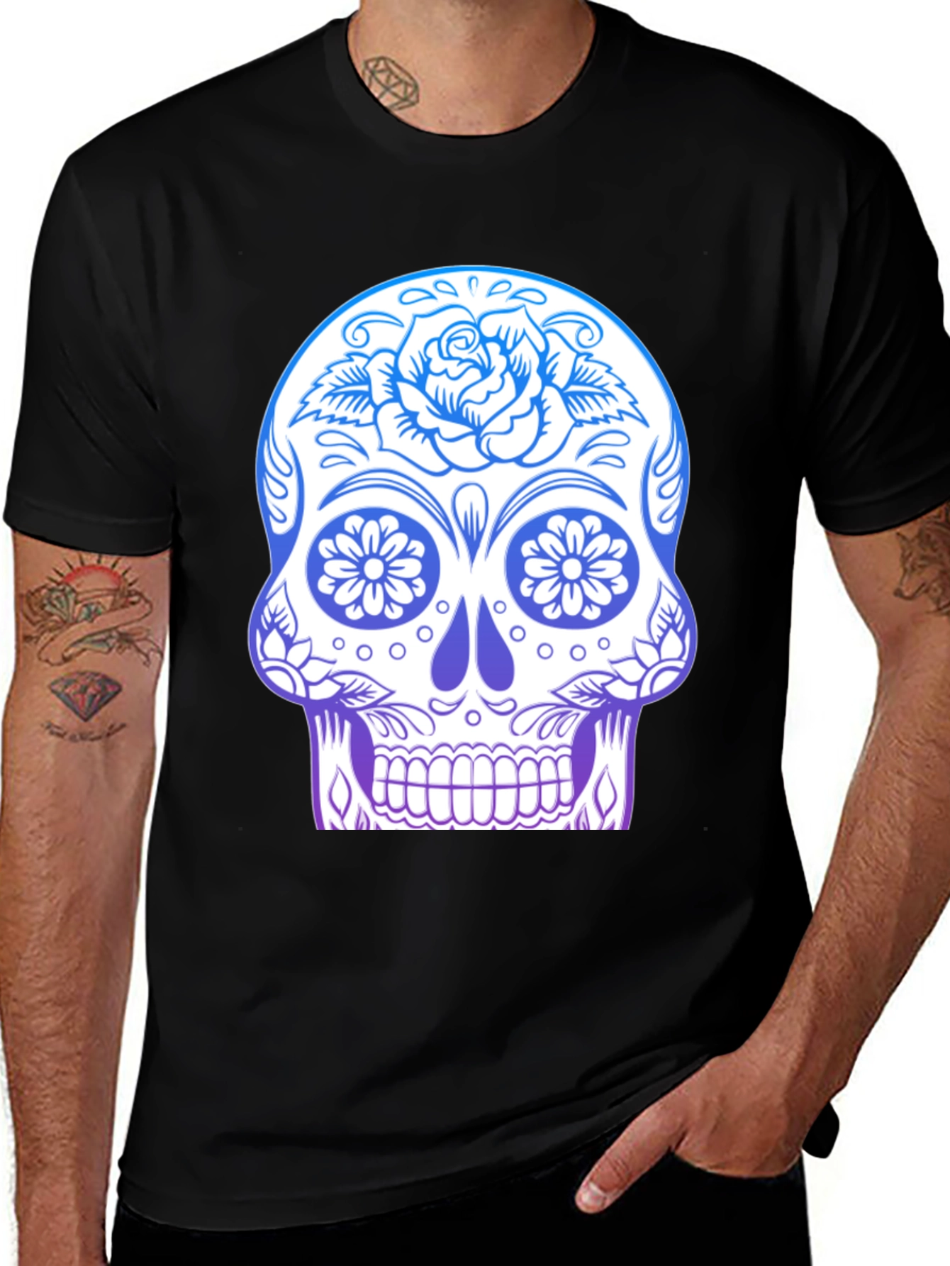 Sugar Skull T-Shirt - Day of the Dead Tee