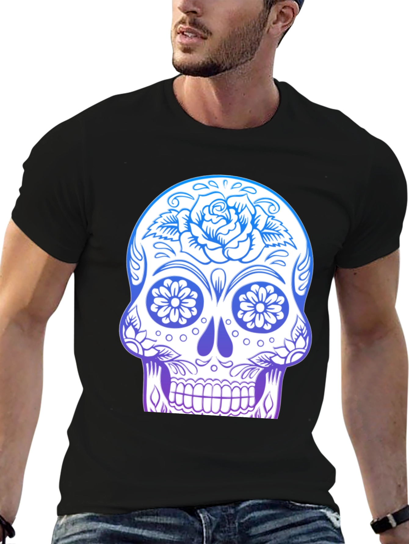Sugar Skull T-Shirt - Day of the Dead Tee