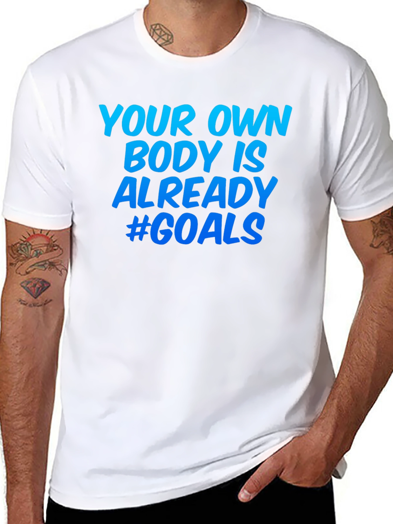 Body Positive Goals Graphic Tee