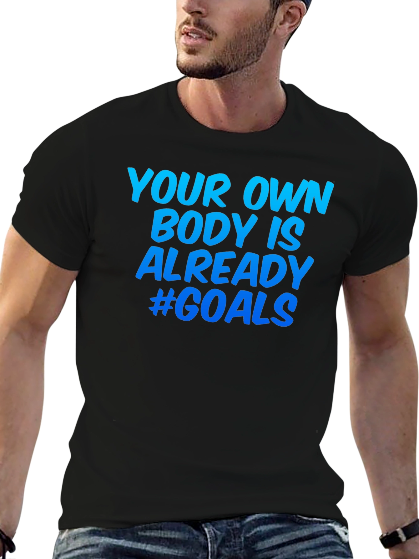 Body Positive Goals Graphic Tee