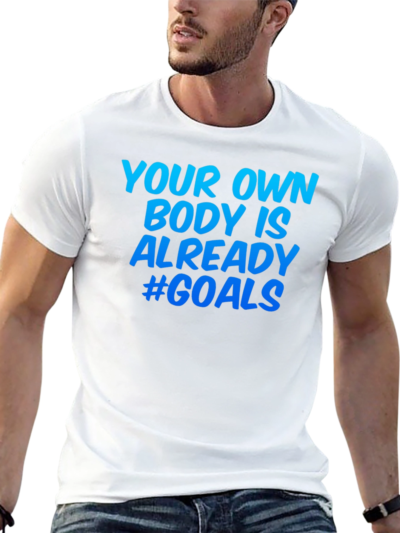 Body Positive Goals Graphic Tee