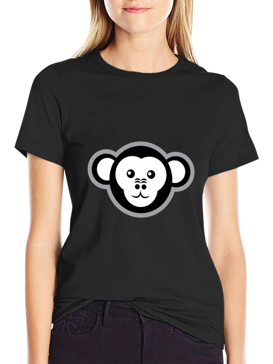 Monkey Graphic Black T-Shirt