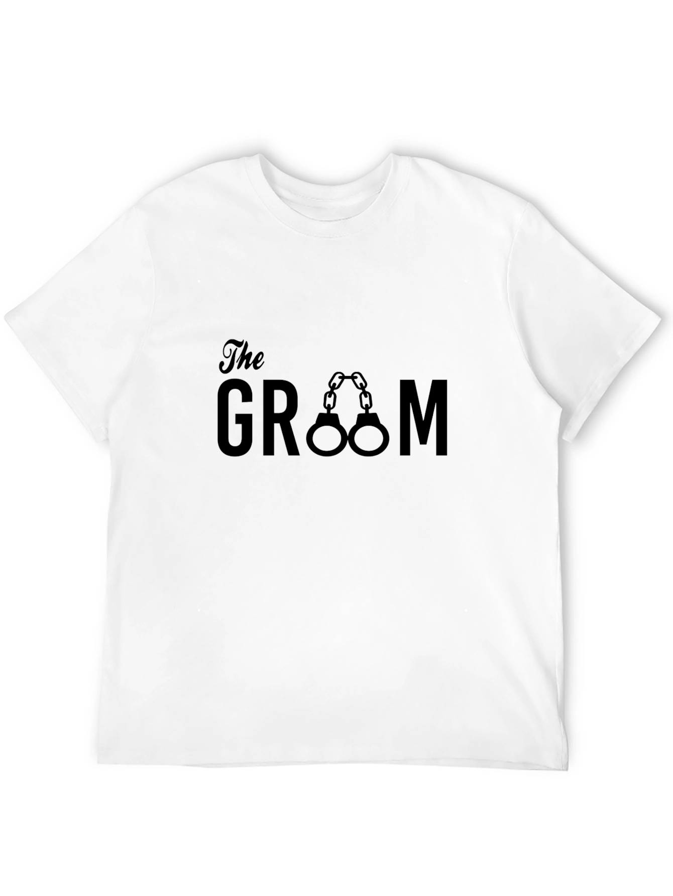 The Groom Handcuffs Graphic T-Shirt