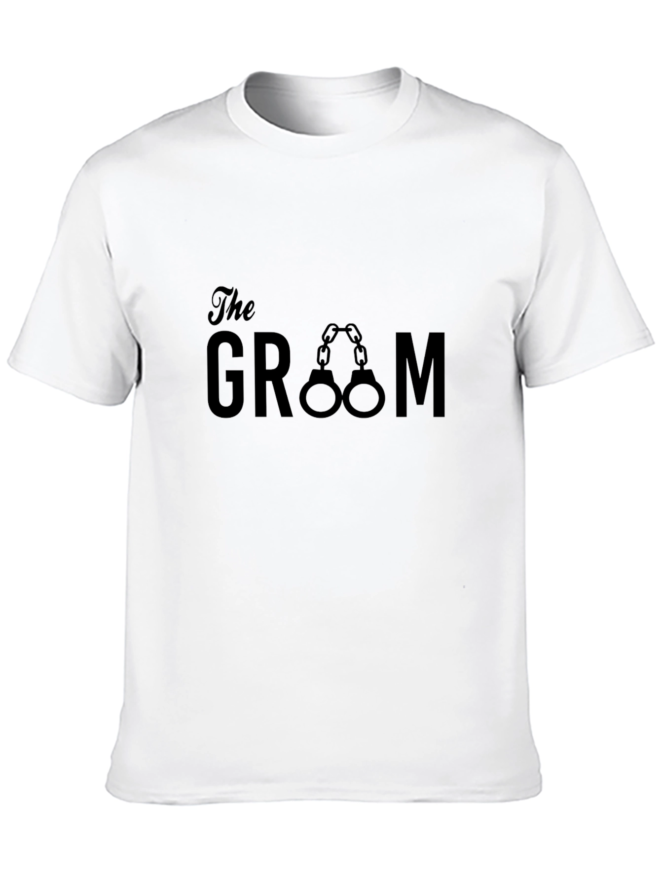 The Groom Handcuffs Graphic T-Shirt