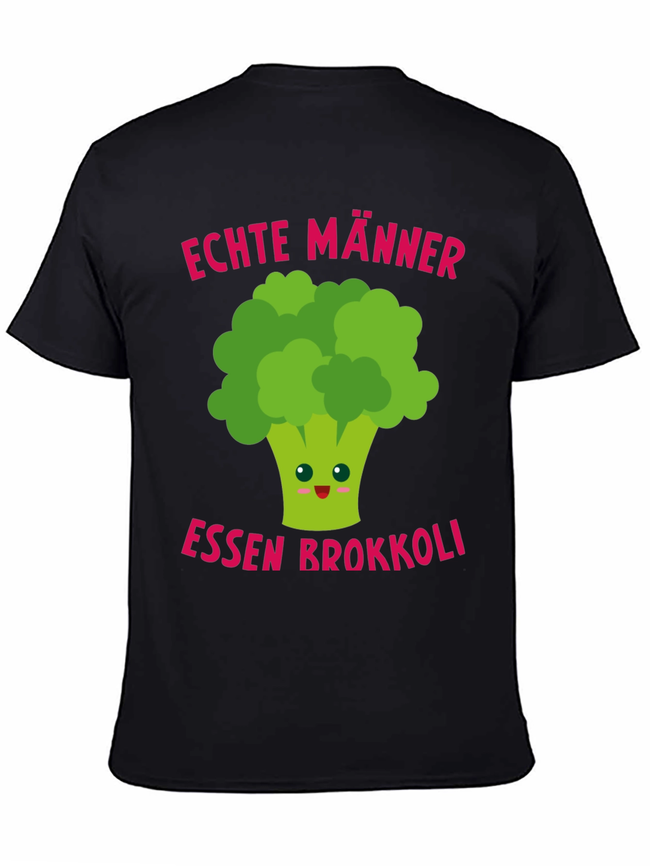 Funny Broccoli T-Shirt - Echte Männer Essen Brokkoli