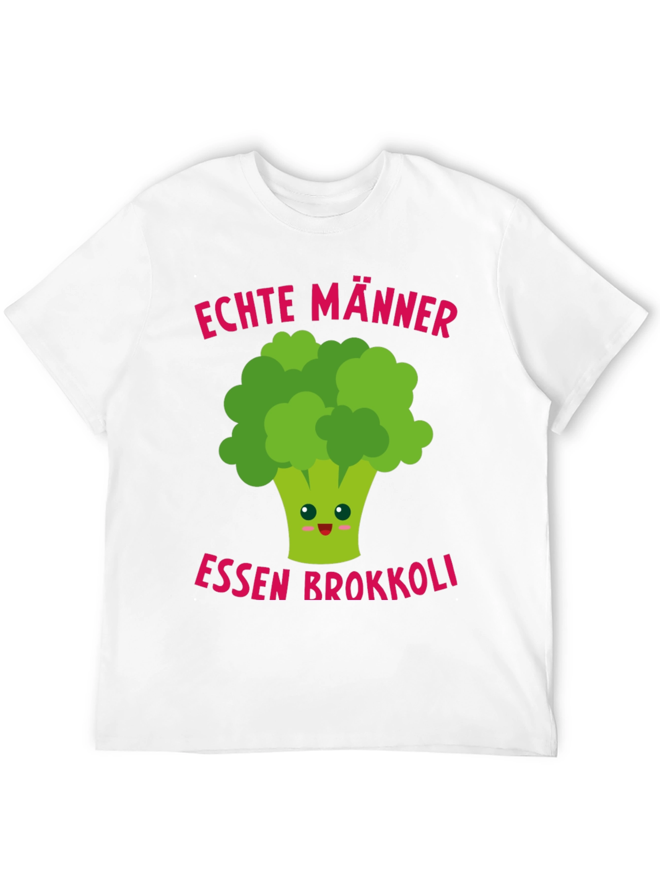 Funny Broccoli T-Shirt - Echte Männer Essen Brokkoli