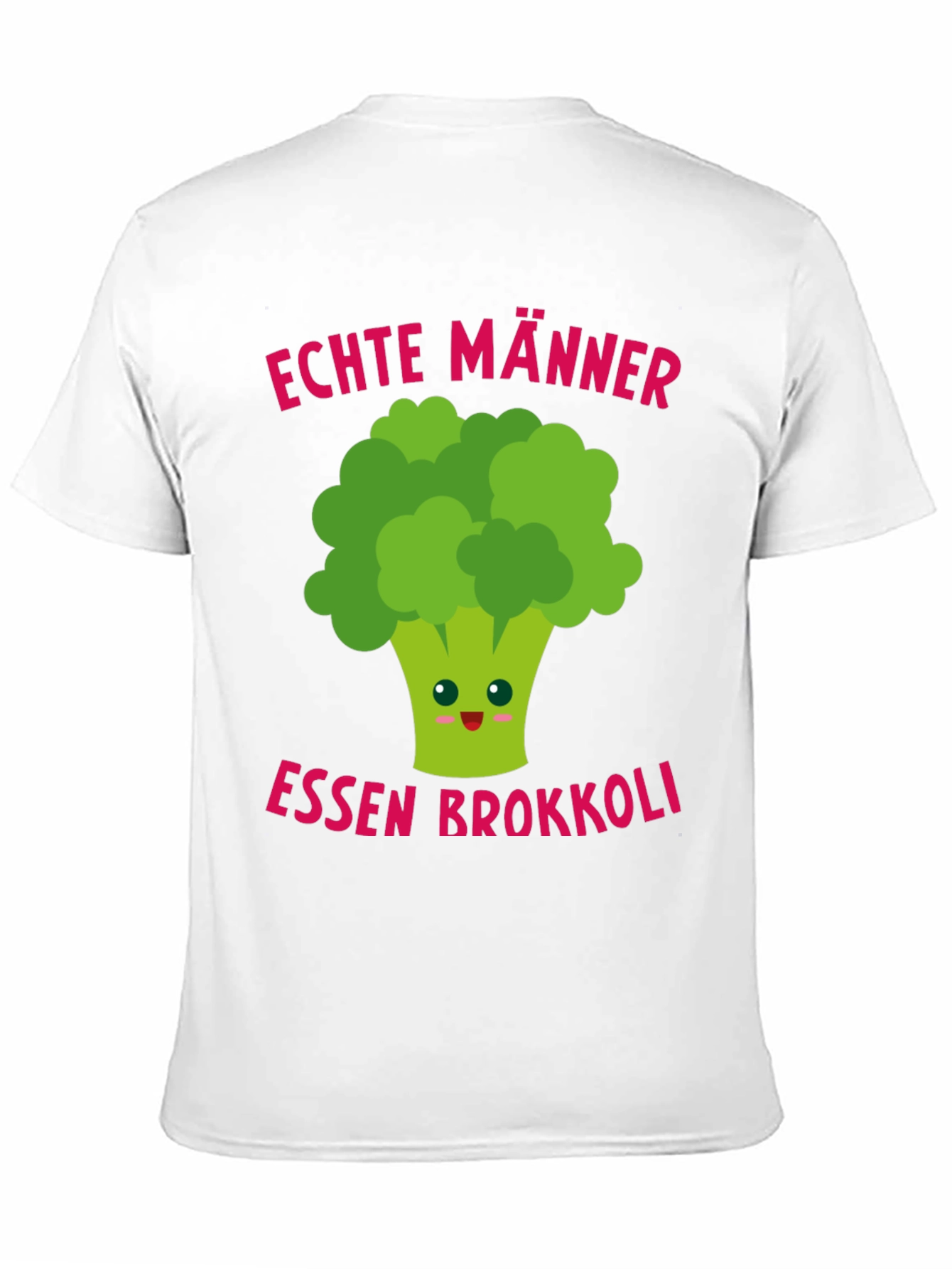 Funny Broccoli T-Shirt - Echte Männer Essen Brokkoli