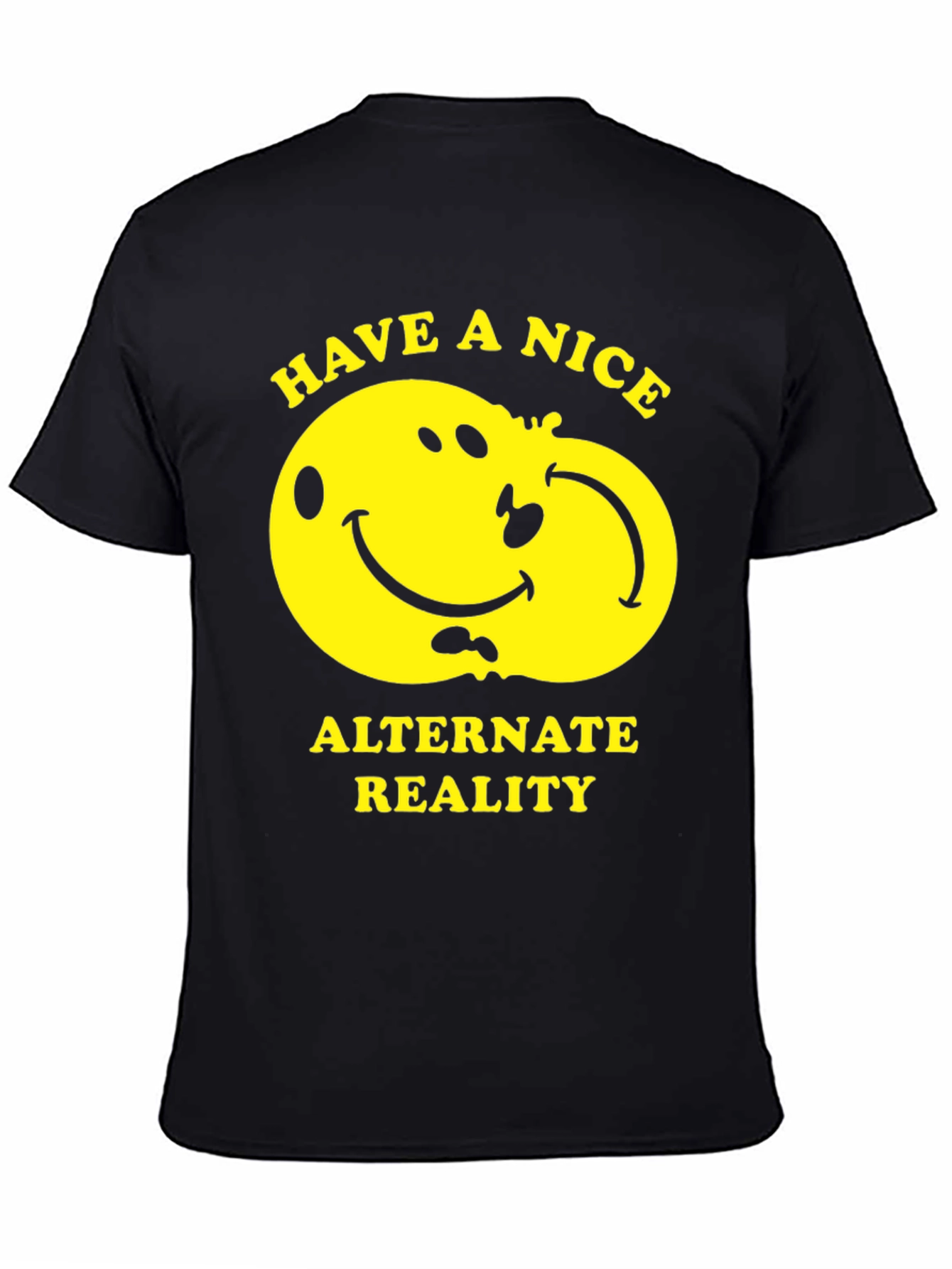 Alternate Reality Smiley Face Graphic Tee