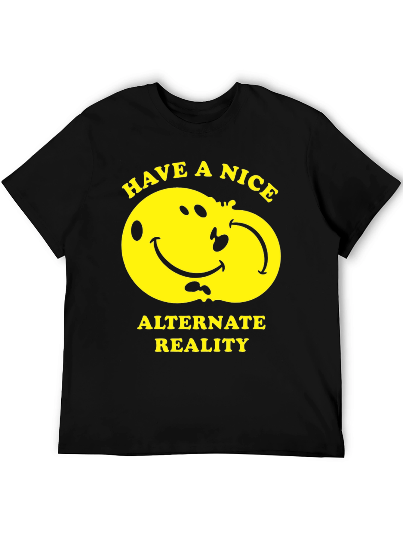 Alternate Reality Smiley Face Graphic Tee