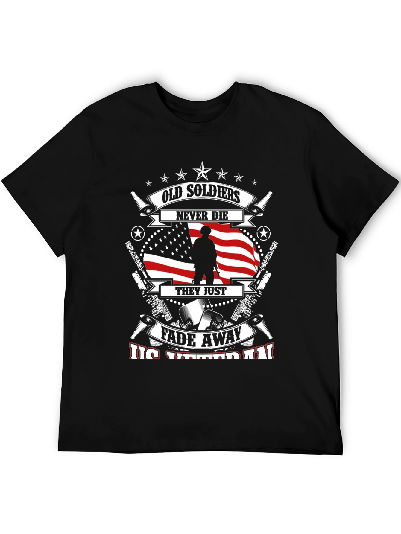 Old Soldiers Never Die Veteran Graphic Tee