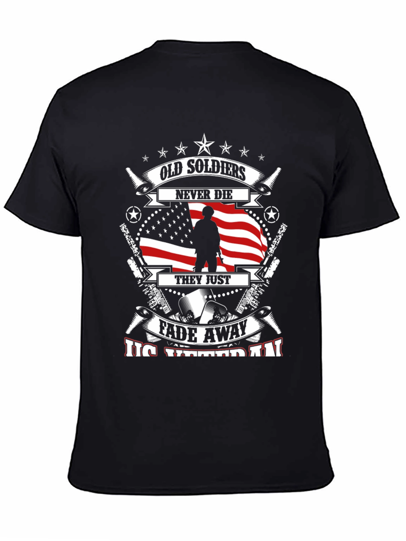 Old Soldiers Never Die Veteran Graphic Tee