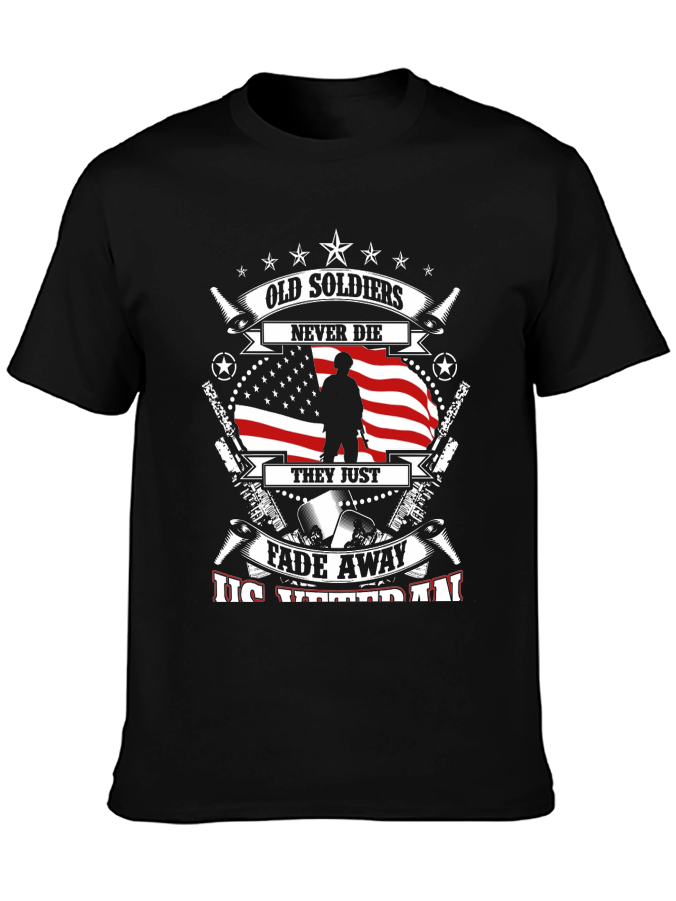 Old Soldiers Never Die Veteran Graphic Tee