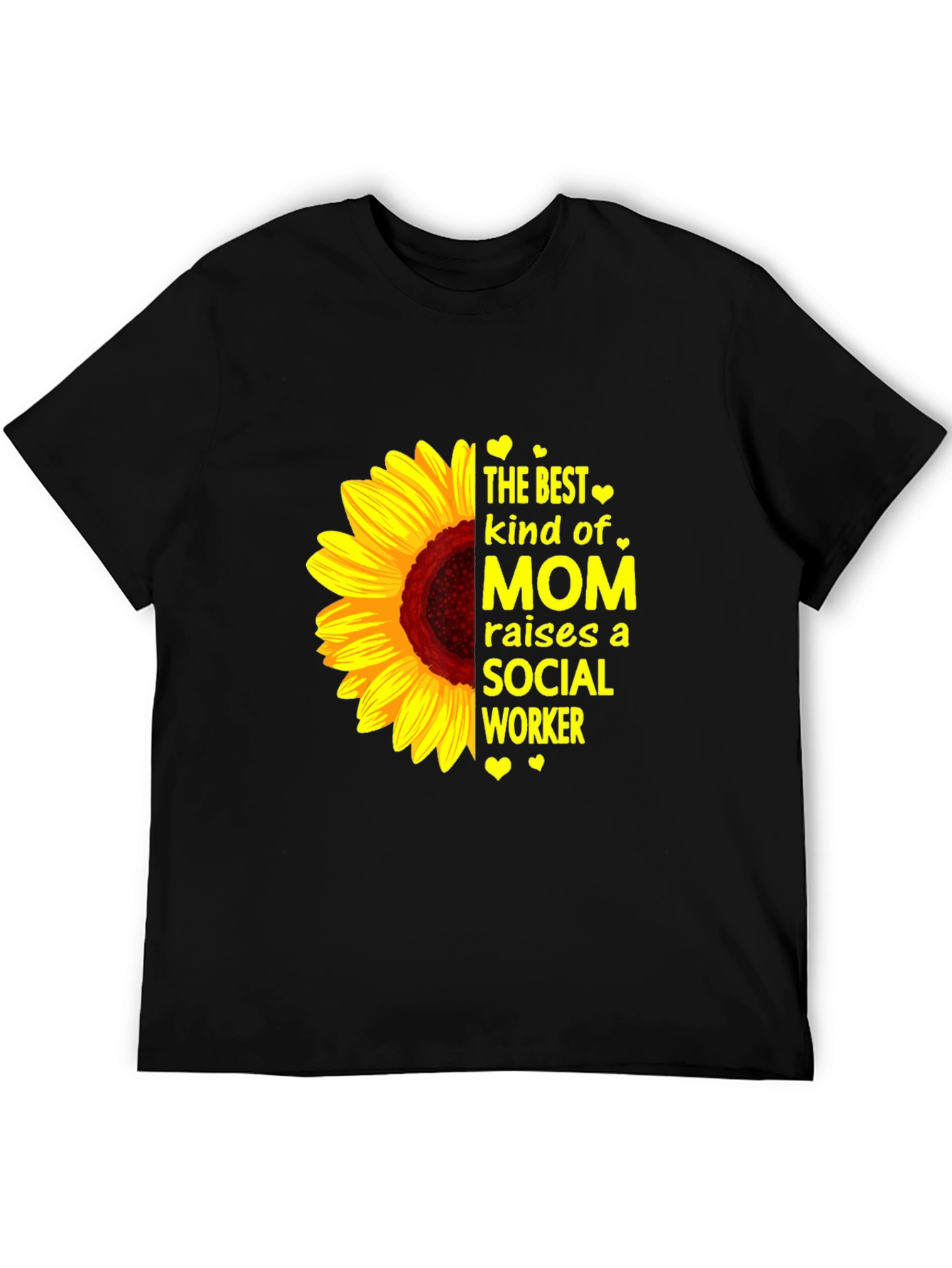 Sunflower Social Worker Mom T-Shirt