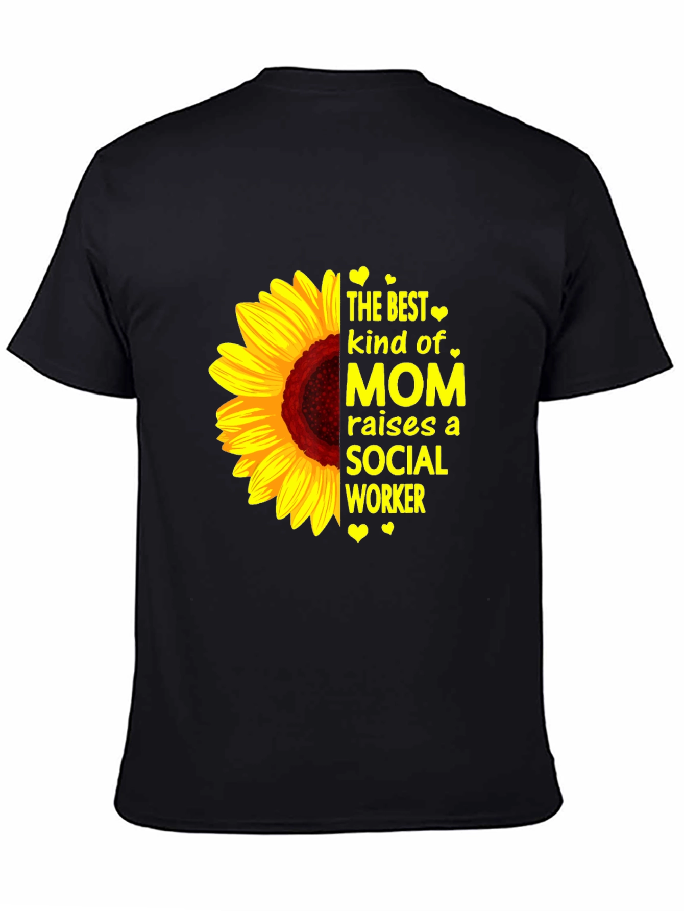 Sunflower Social Worker Mom T-Shirt