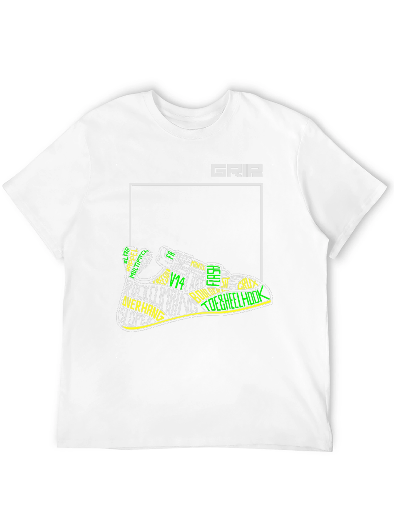 Grip Rock Climbing T-Shirt - Black