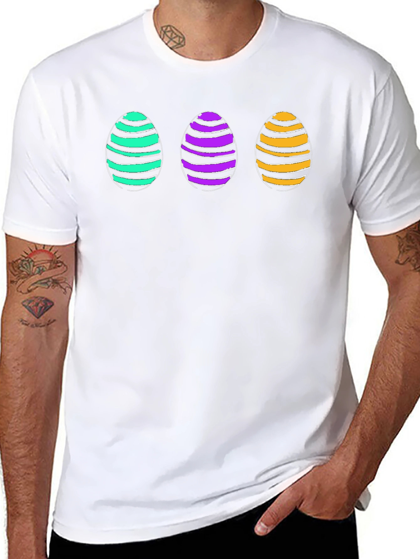 Easter Egg Striped T-Shirt