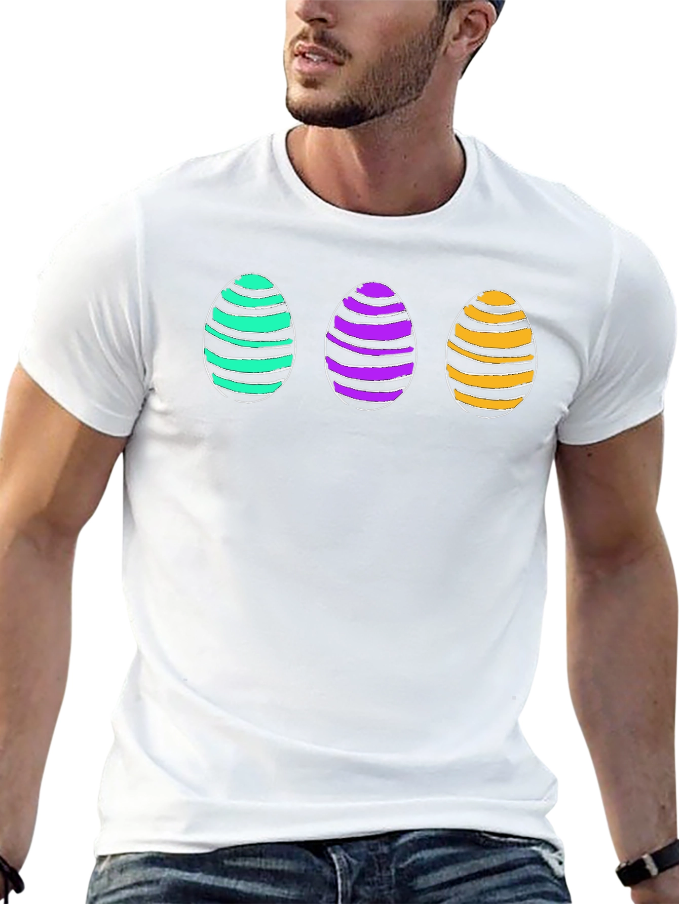 Easter Egg Striped T-Shirt