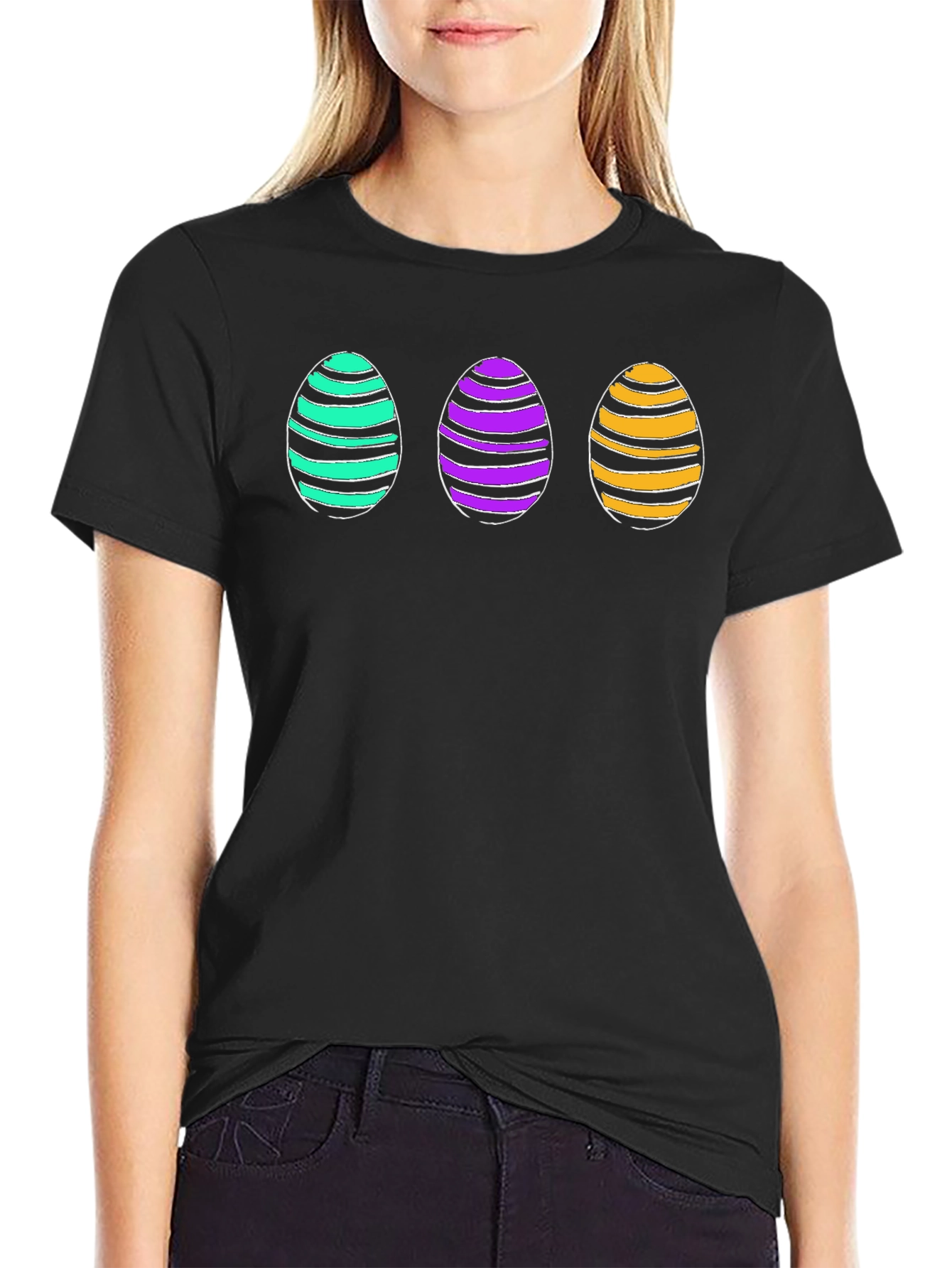 Easter Egg Striped T-Shirt