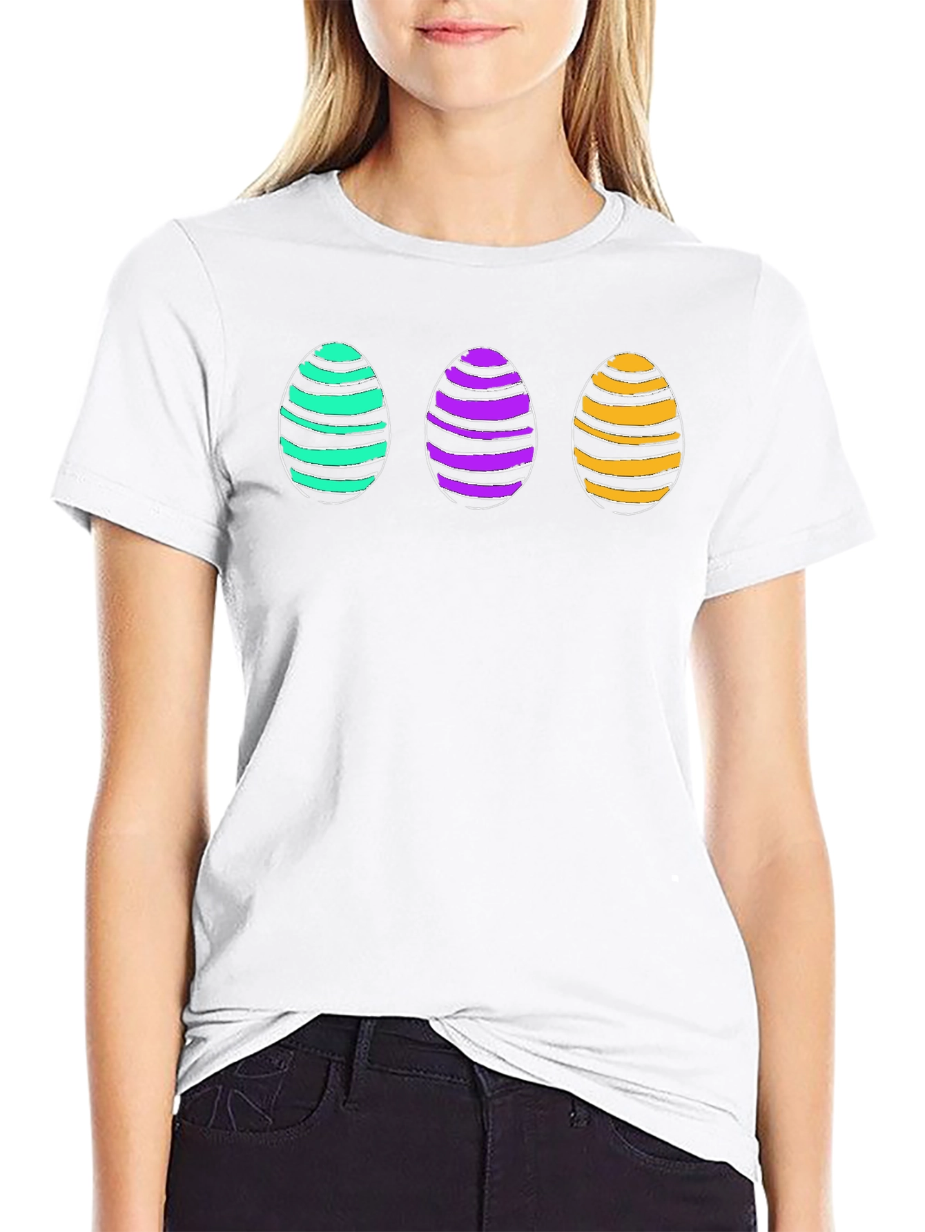 Easter Egg Striped T-Shirt