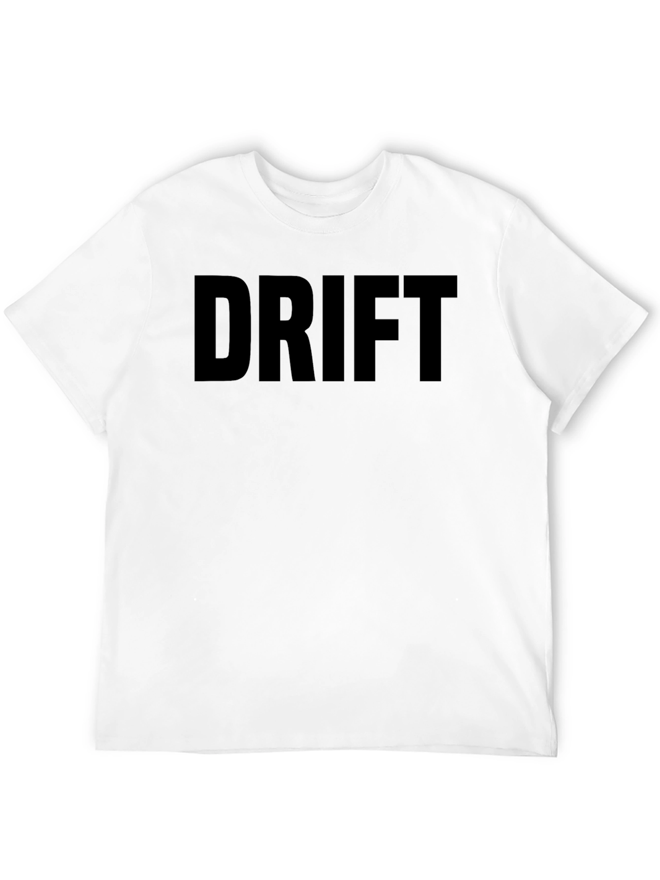 Drift Graphic Tee - Black Cotton Short Sleeve
