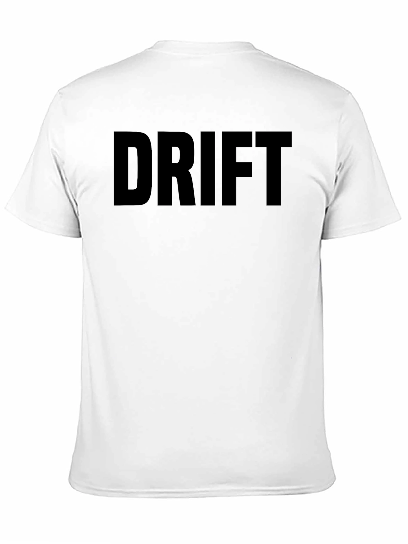 Drift Graphic Tee - Black Cotton Short Sleeve
