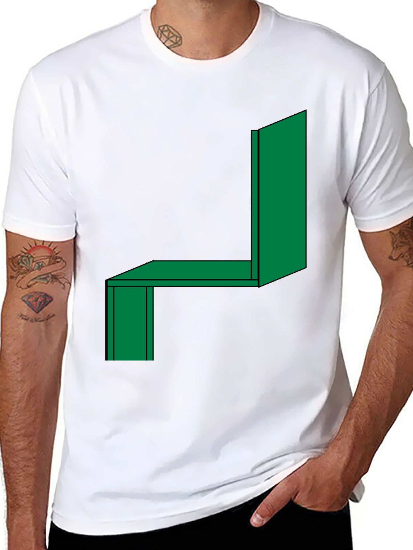 Modern Abstract Chair Graphic Tee