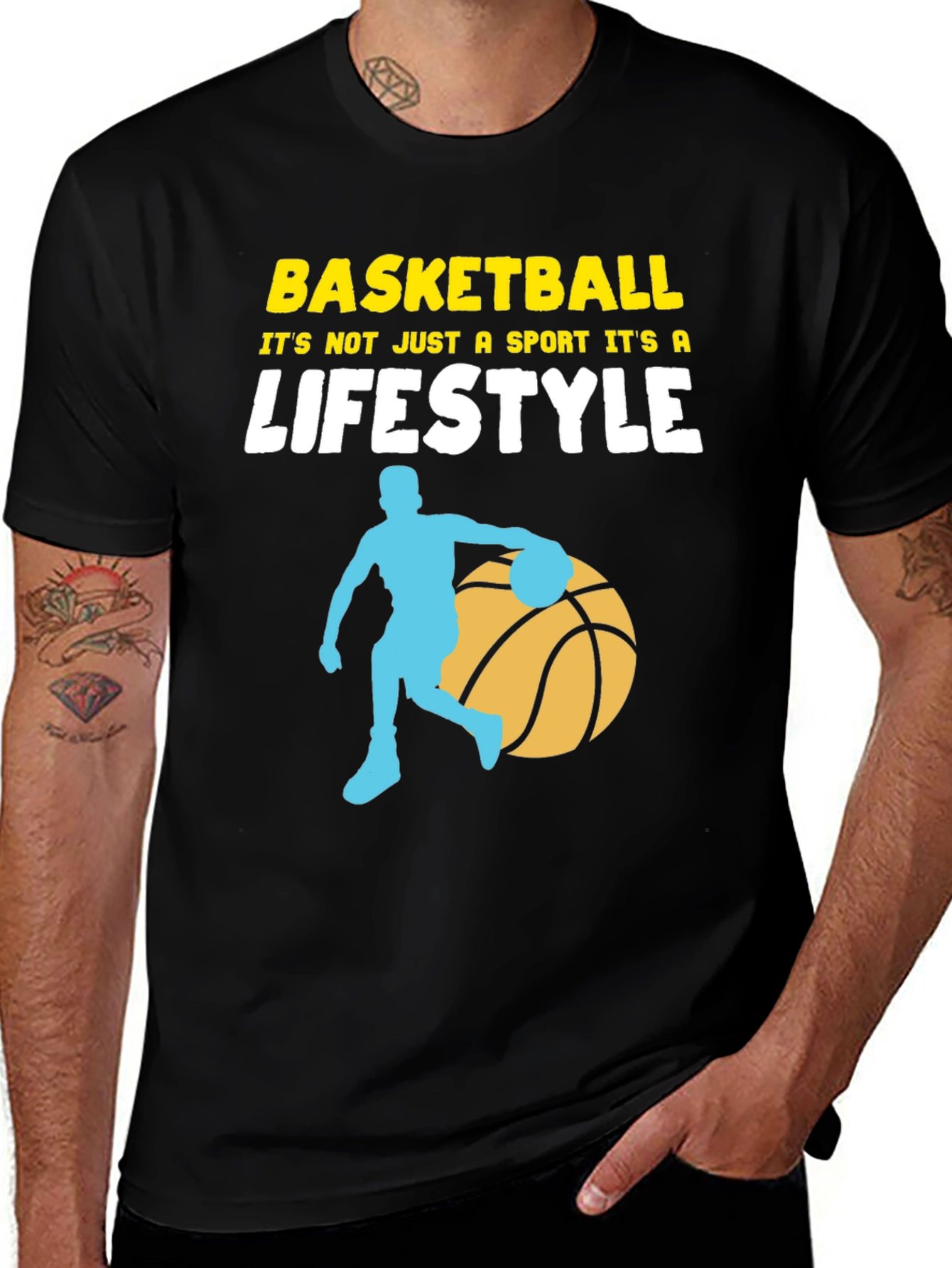 Basketball Lifestyle Graphic T-Shirt